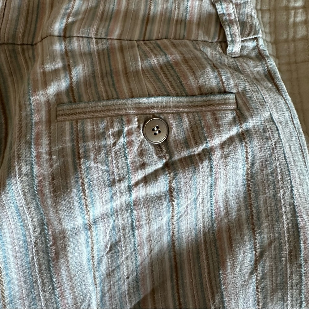 Striped Linen Pants - Picture 7 of 8